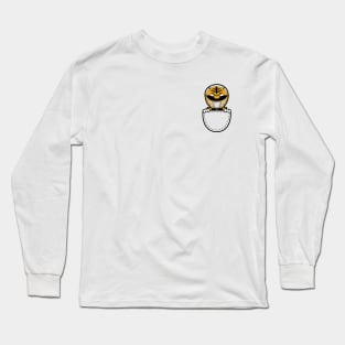 Cute White Ranger In Pocket Long Sleeve T-Shirt